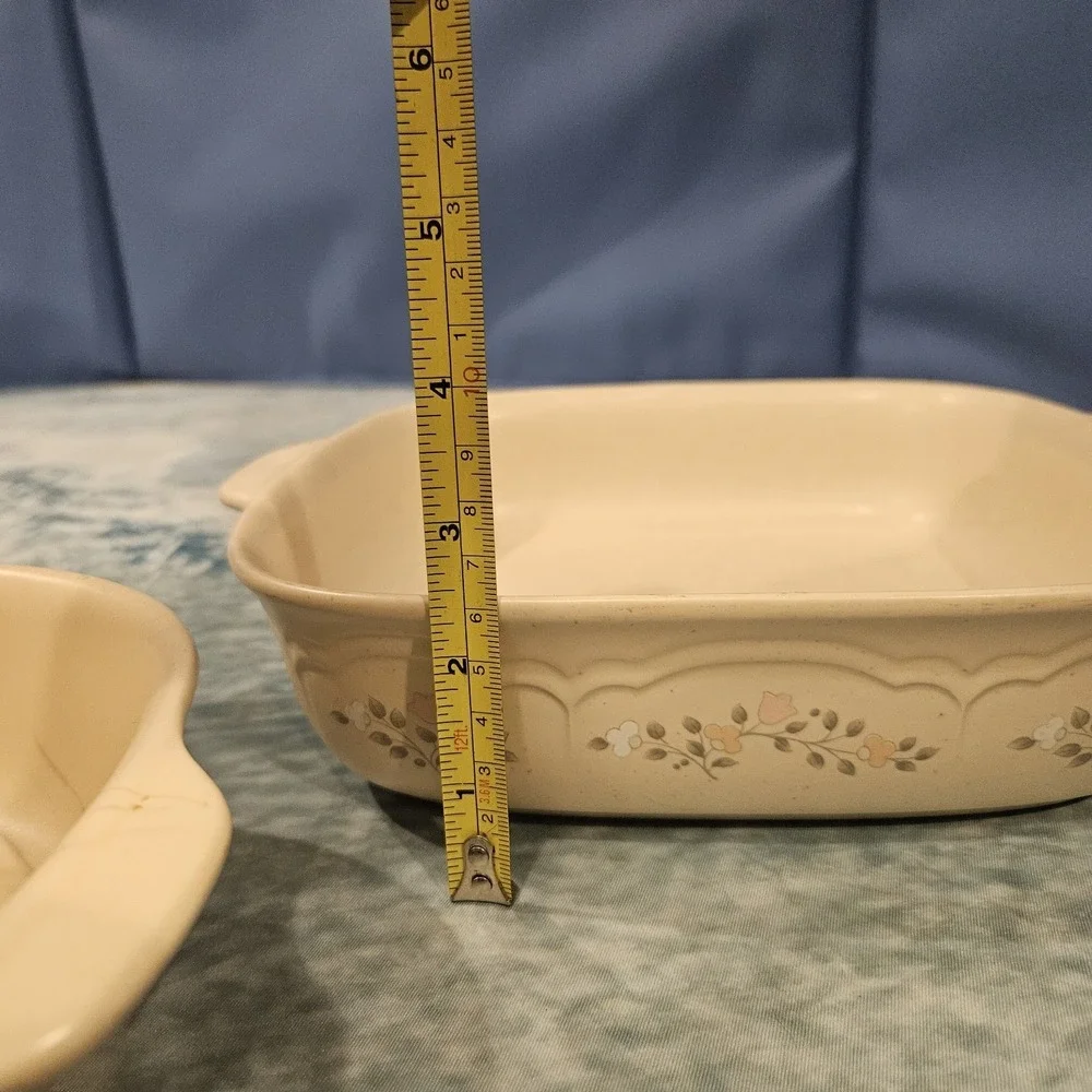 Pfaltzgraff Set of 2 Stoneware Baking Dishes Oven Safe‎ Casserole Dish USA